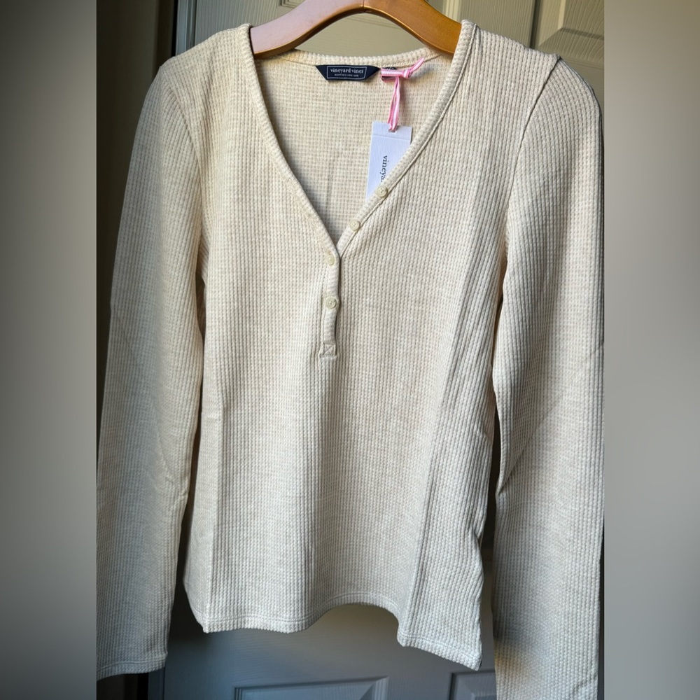 NWT vineyard vines Dreamcloth Waffle Henley